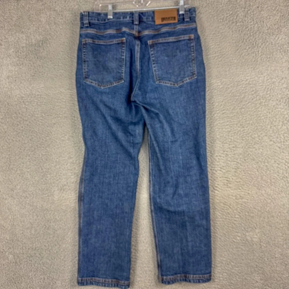 Duluth Trading‎ Co Jeans Mens 32x29 Blue Flex Ballroom Relaxed Straight Denim